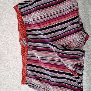 Sundance Leia shorts XL navy orange purple white